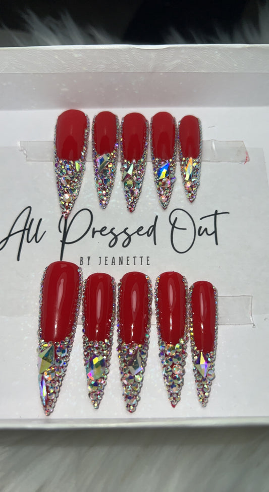 Xl Acrylic Stiletto Press Ons